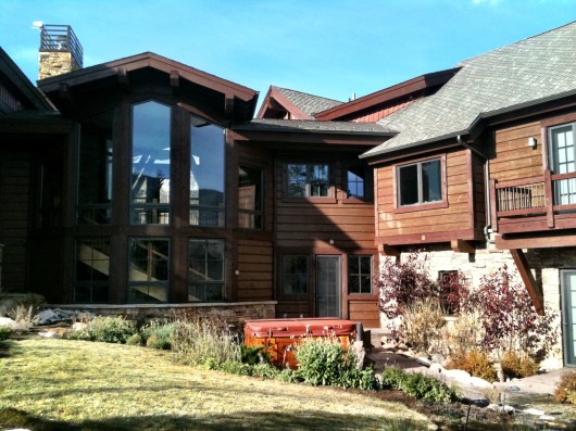 Breckenridge Colorado Exterior House Staining